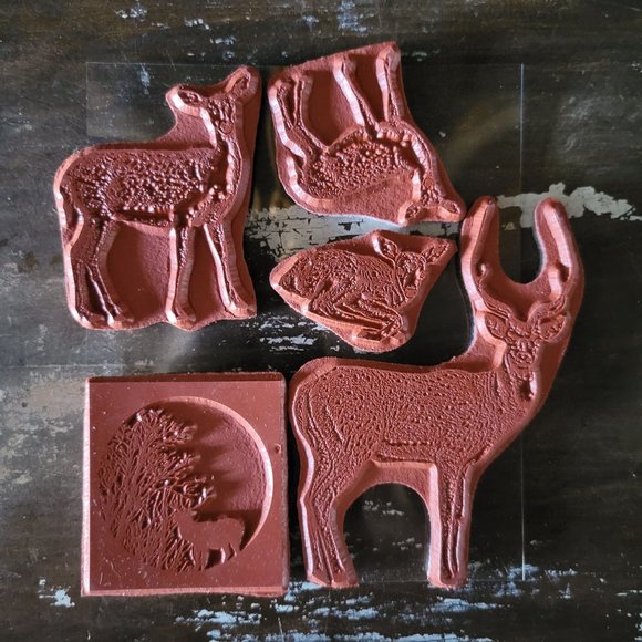 Local King Rubber Stamp Peaceful Neighbours Rubber Stamp Set with Matching Die - Picture 4 of 5